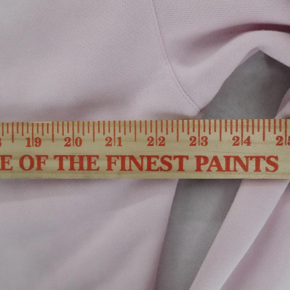 Alo Yoga Sweatshirt Womens S Pink Collared Cropped Polo Club Tennis Preppy